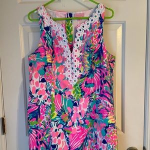 Lilly Pulitzer EUC Gumbo Limbo Shift Dress 14